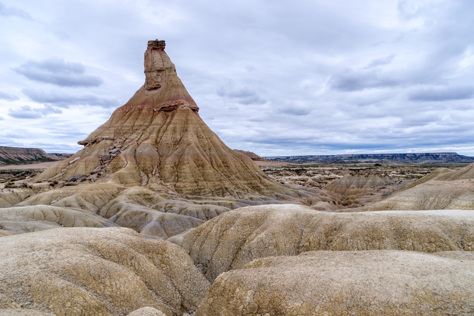 Eroded landforms of the Bardenas Reales, Navarre