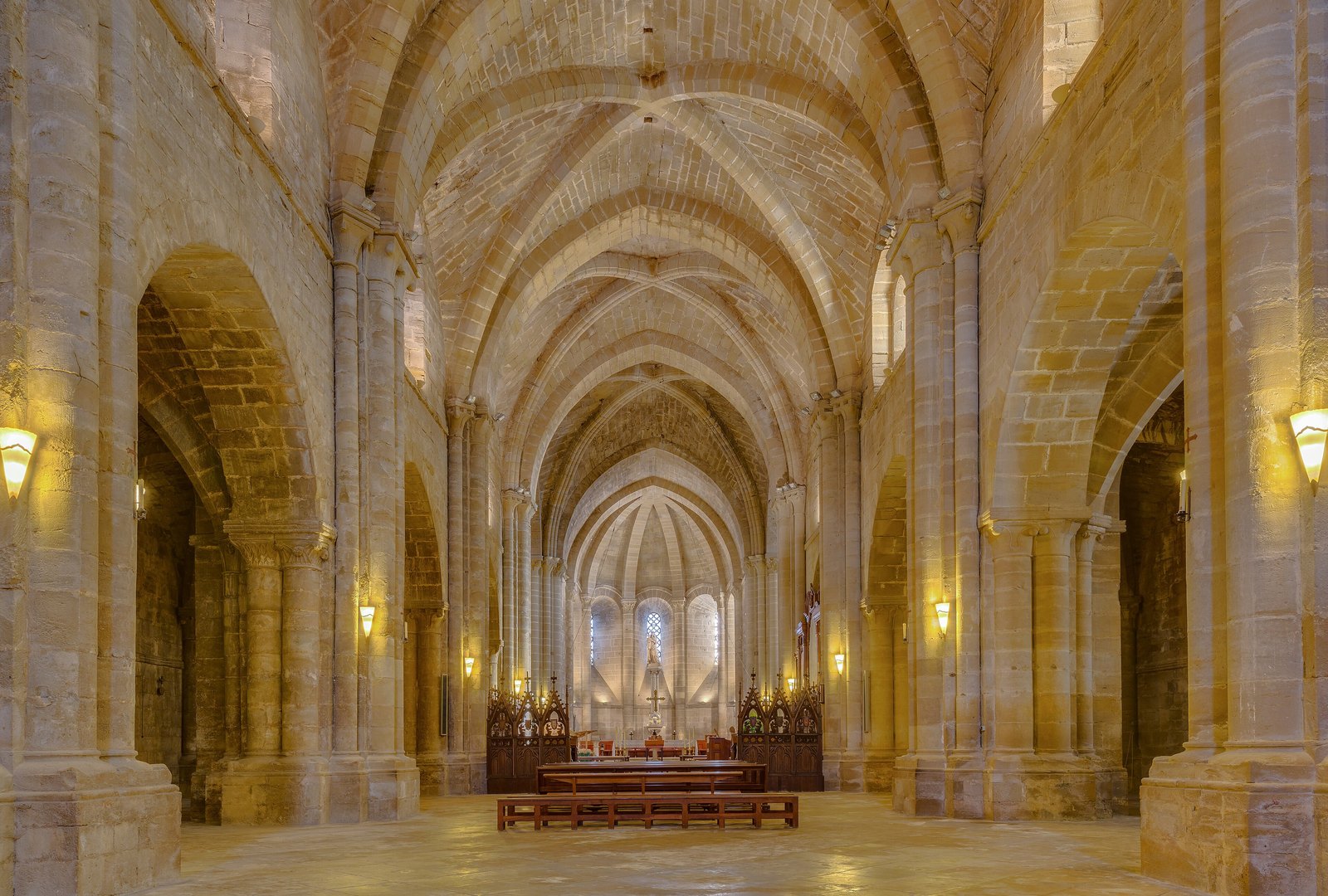 Kloster La Oliva in Carcastillo, nördlich der Bardenas
