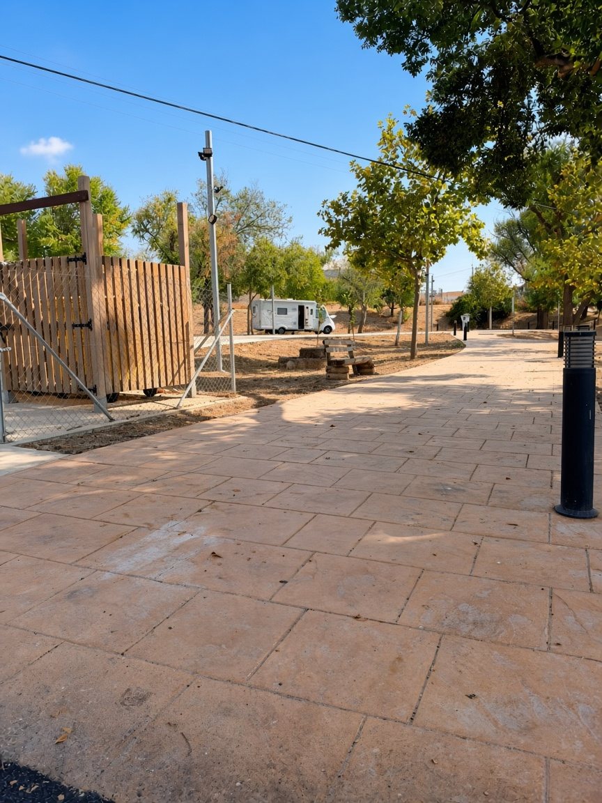 Promenade à côté de l’aire de Cabanillas