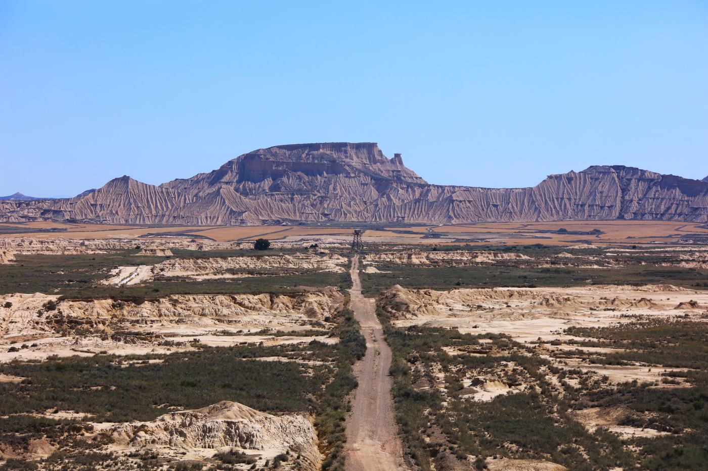 Piste en cabezos in de Bardenas Reales